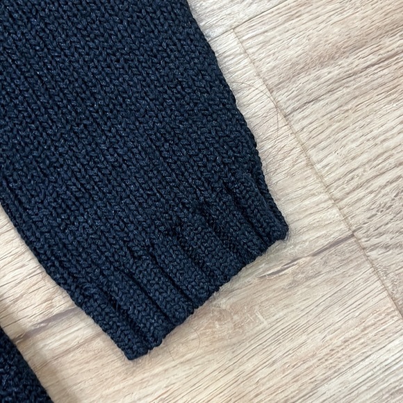 Club Monaco Sweater Vtg Cropped Black Medium NWT - Picture 8 of 9